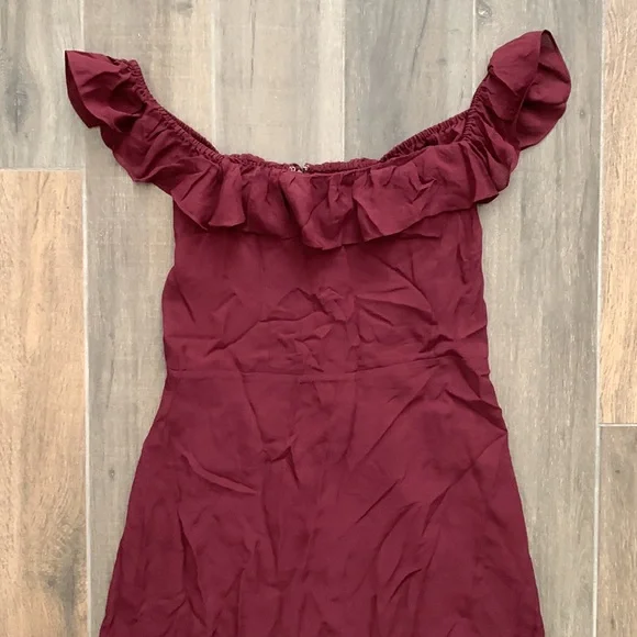 NEW Reformation Colette Midi Dress Size 12 - Picture 4 of 6